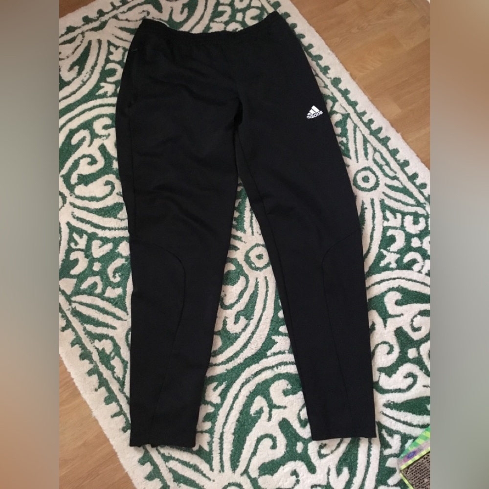 Adidas med athletic black pants GUC